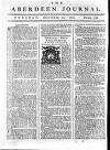 Aberdeen Press and Journal Tuesday 20 September 1757 Page 1