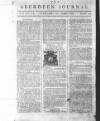 Aberdeen Press and Journal Tuesday 28 February 1758 Page 1