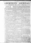 Aberdeen Press and Journal Monday 07 July 1760 Page 1
