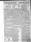 Aberdeen Press and Journal Monday 08 December 1760 Page 1