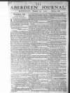 Aberdeen Press and Journal Monday 26 January 1761 Page 1