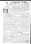 Aberdeen Press and Journal Monday 04 January 1762 Page 1
