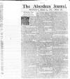 Aberdeen Press and Journal Monday 24 January 1763 Page 1