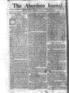 Aberdeen Press and Journal Monday 12 January 1767 Page 1