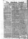 Aberdeen Press and Journal Monday 03 August 1767 Page 1