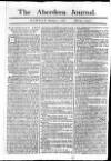 Aberdeen Press and Journal Monday 01 February 1768 Page 1