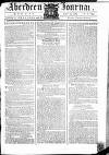 Aberdeen Press and Journal Monday 14 April 1783 Page 1