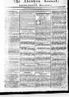 Aberdeen Press and Journal Monday 06 January 1772 Page 1