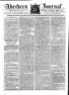 Aberdeen Press and Journal Monday 10 July 1786 Page 1