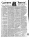 Aberdeen Press and Journal Monday 25 December 1786 Page 1