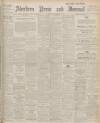 Aberdeen Press and Journal Thursday 06 December 1923 Page 1