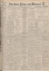 Aberdeen Press and Journal Friday 04 November 1938 Page 1