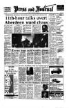 Aberdeen Press and Journal Saturday 03 December 1988 Page 1