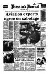 Aberdeen Press and Journal Friday 23 December 1988 Page 1