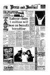 Aberdeen Press and Journal Monday 10 April 1989 Page 1