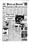 Aberdeen Press and Journal Wednesday 12 July 1989 Page 1