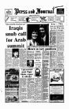 Aberdeen Press and Journal Monday 12 November 1990 Page 1