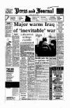 Aberdeen Press and Journal Monday 14 January 1991 Page 1