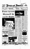 Aberdeen Press and Journal Wednesday 06 November 1991 Page 1