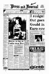 Aberdeen Press and Journal Monday 28 September 1992 Page 1