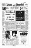 Aberdeen Press and Journal Friday 20 August 1993 Page 1