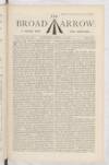 Broad Arrow Saturday 13 April 1872 Page 1