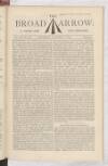 Broad Arrow Saturday 12 October 1872 Page 1