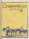 Landswoman Friday 01 November 1918 Page 1