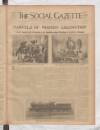 Social Gazette Saturday 13 August 1910 Page 1