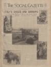 Social Gazette Saturday 22 May 1915 Page 1