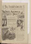 Social Gazette Saturday 11 November 1916 Page 1