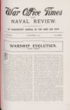 War Office Times and Naval Review Thursday 01 September 1910 Page 3