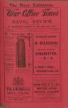 War Office Times and Naval Review Wednesday 01 March 1911 Page 1
