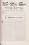 War Office Times and Naval Review Monday 01 May 1911 Page 2
