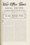 War Office Times and Naval Review Friday 01 December 1911 Page 3