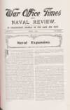 War Office Times and Naval Review Monday 15 April 1912 Page 3