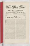 War Office Times and Naval Review Thursday 15 August 1912 Page 3