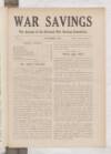 War Savings Sunday 01 October 1916 Page 1