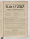 War Savings Sunday 01 April 1917 Page 1