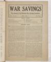 War Savings Sunday 01 July 1917 Page 1