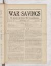 War Savings Saturday 01 September 1917 Page 1