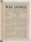War Savings Monday 01 October 1917 Page 1