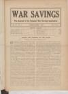 War Savings Friday 01 March 1918 Page 1