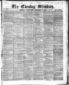 London Evening Standard Wednesday 28 November 1860 Page 1