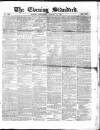London Evening Standard Wednesday 29 January 1862 Page 1