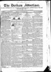 Durham County Advertiser Friday 26 August 1831 Page 1