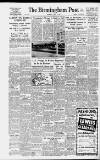 Birmingham Daily Post Thursday 06 July 1950 Page 1