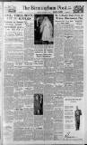 Birmingham Daily Post Friday 09 November 1951 Page 1