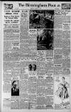 Birmingham Daily Post Monday 11 August 1952 Page 1