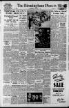 Birmingham Daily Post Wednesday 07 January 1953 Page 1